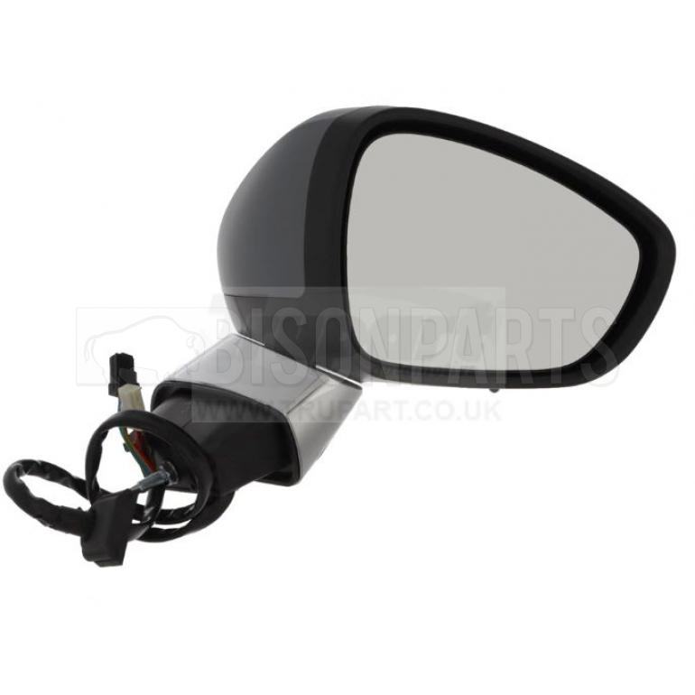 PRIMED & CHROME ELECTRIC ADJUST POWER FOLDING HEATED MIRROR HEAD DRIVER SIDE RH
