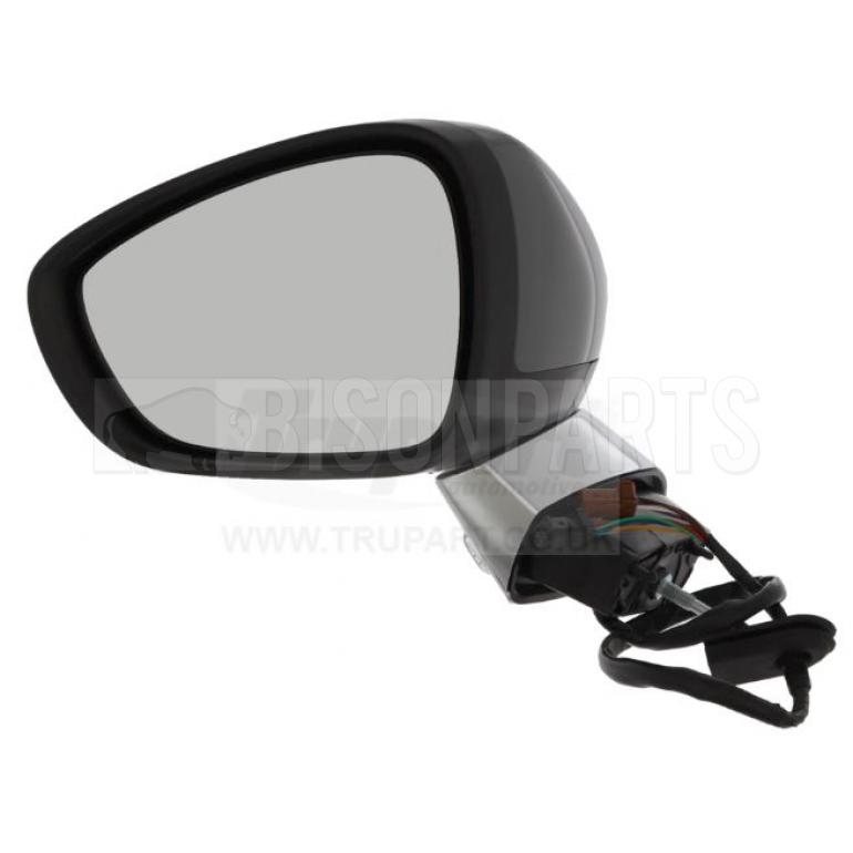 PRIMED & CHROME ELECTRIC ADJUST POWER FOLDING HEATED MIRROR HEAD PASSENGER SIDE LH