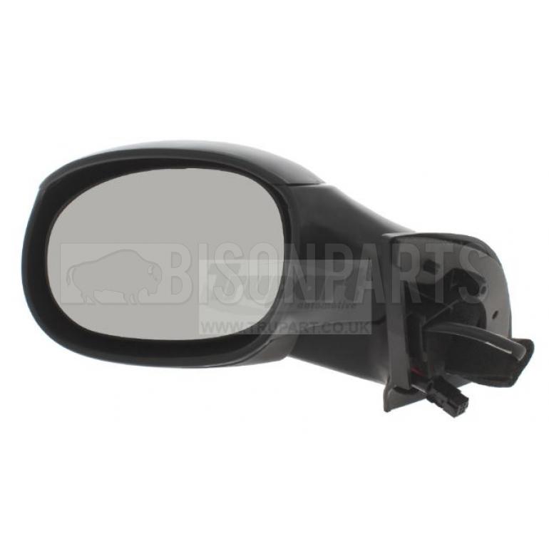 BLACK TEXTURED ELECTRIC ADJUST MIRROR HEAD PASSENGER SIDE LH