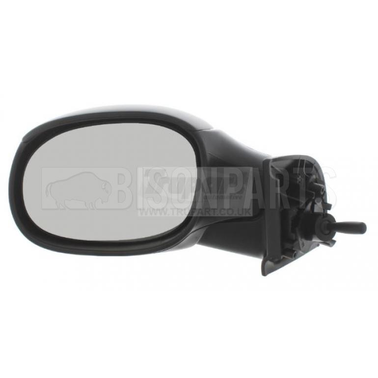 BLACK TEXTURED CABLE ADJUST MIRROR HEAD PASSENGER SIDE LH
