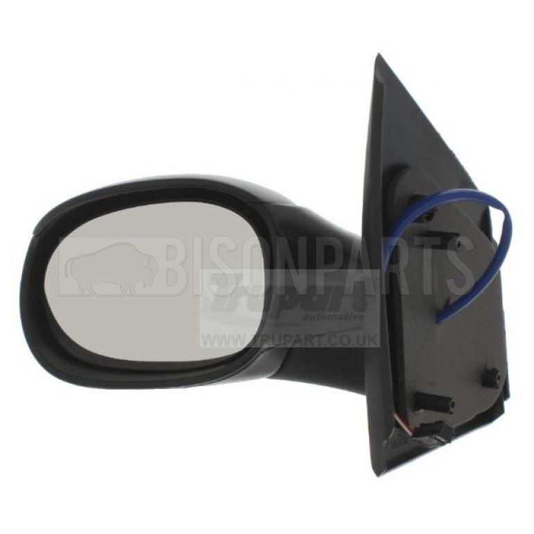 BLACK TEXTURED ELECTRIC ADJUST MIRROR HEAD PASSENGER SIDE LH