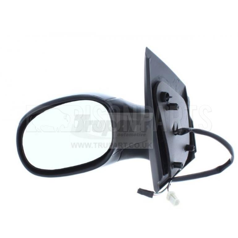 BLACK TEXTURED ELECTRIC ADJUST HEATED MIRROR HEAD PASSENGER SIDE LH