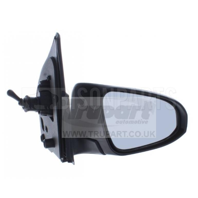 BLACK TEXTURED CABLE ADJUST MIRROR HEAD DRIVER SIDE RH