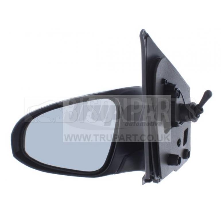 BLACK TEXTURED CABLE ADJUST MIRROR HEAD PASSENGER SIDE LH