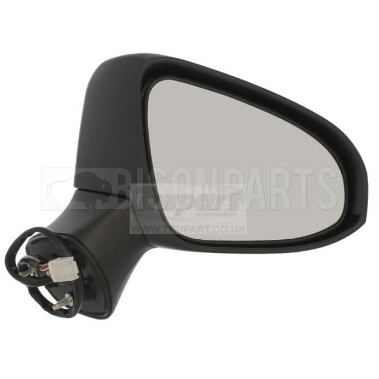 BLACK ELECTRIC ADJUST POWER FOLDING HEATED MIRROR HEAD DRIVER SIDE RH