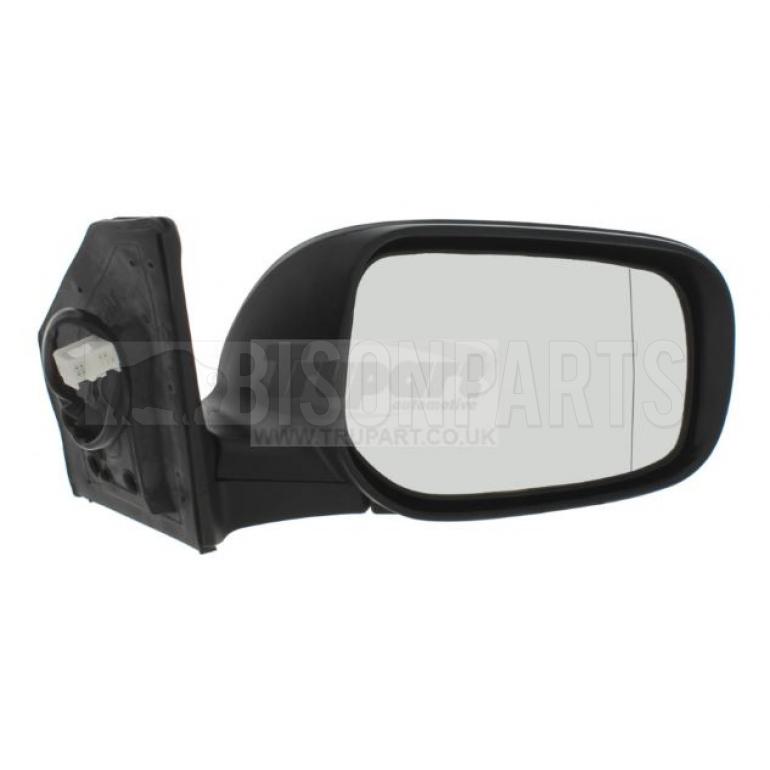 BLACK ELECTRIC ADJUST HEATED MIRROR HEAD DRIVER SIDE RH