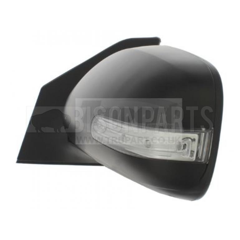 BLACK ELECTRIC ADJUST HEATED MIRROR HEAD PASSENGER SIDE LH