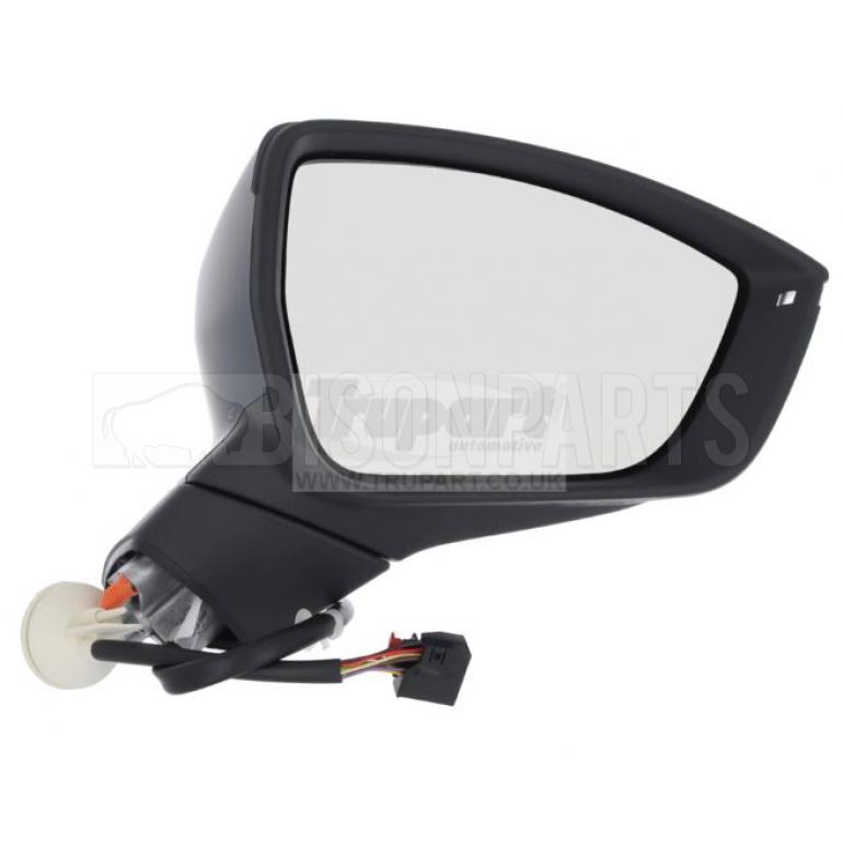PRIMED ELECTRIC ADJUST POWER FOLDING HEATED MIRROR HEAD DRIVER SIDE RH