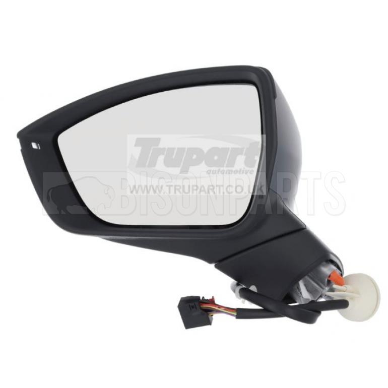 PRIMED ELECTRIC ADJUST POWER FOLDING HEATED MIRROR HEAD PASSENGER SIDE LH