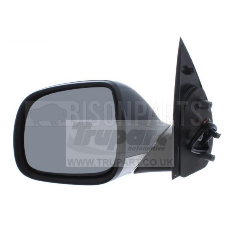 PRIMED & CHROME ELECTRIC ADJUST HEATED MIRROR HEAD PASSENGER SIDE LH
