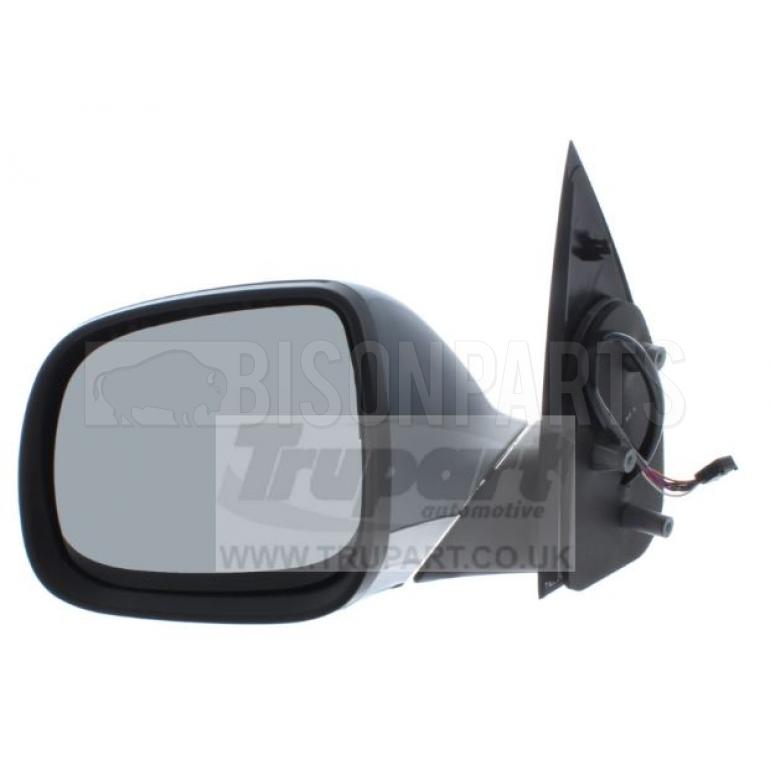 PRIMED & CHROME ELECTRIC ADJUST POWER FOLDING HEATED MIRROR HEAD PASSENGER SIDE LH
