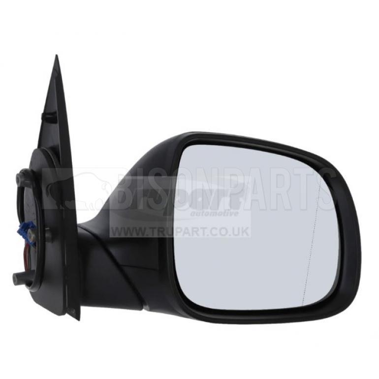 BLACK TEXTURED ELECTRIC ADJUST HEATED MIRROR HEAD DRIVER SIDE RH