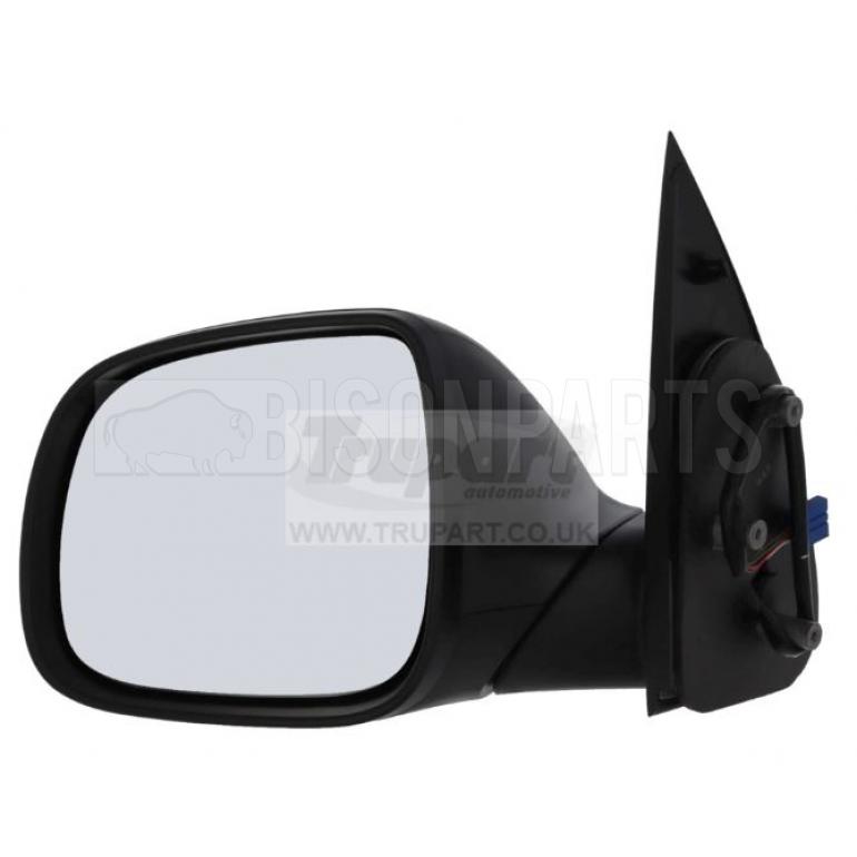 BLACK TEXTURED ELECTRIC ADJUST HEATED MIRROR HEAD PASSENGER SIDE LH
