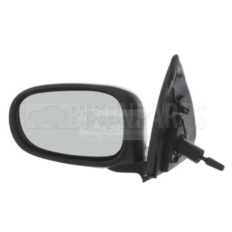 BLACK TEXTURED CABLE ADJUST MIRROR HEAD PASSENGER SIDE LH