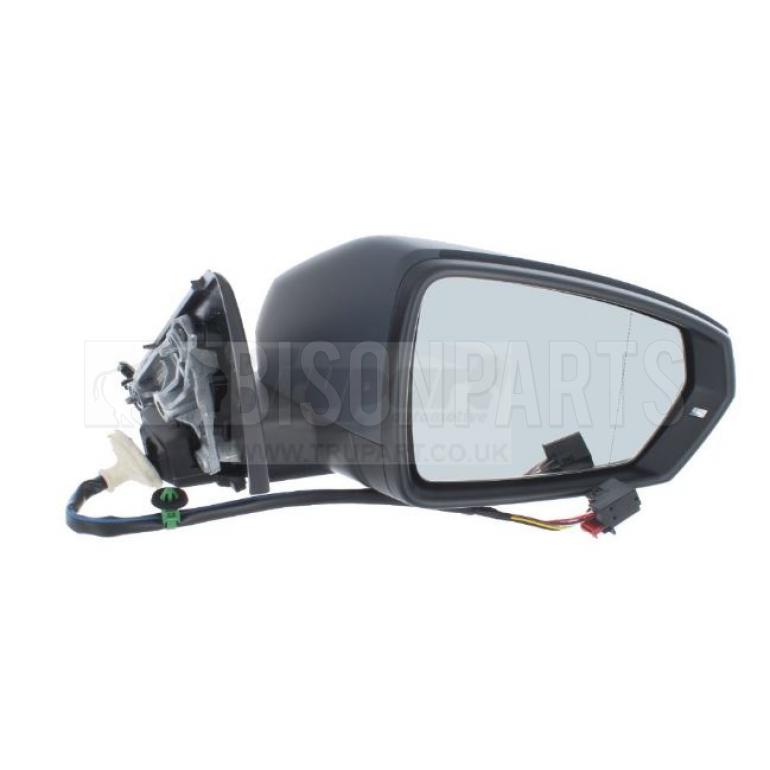 PRIMED ELECTRIC ADJUST HEATED MIRROR HEAD DRIVER SIDE RH