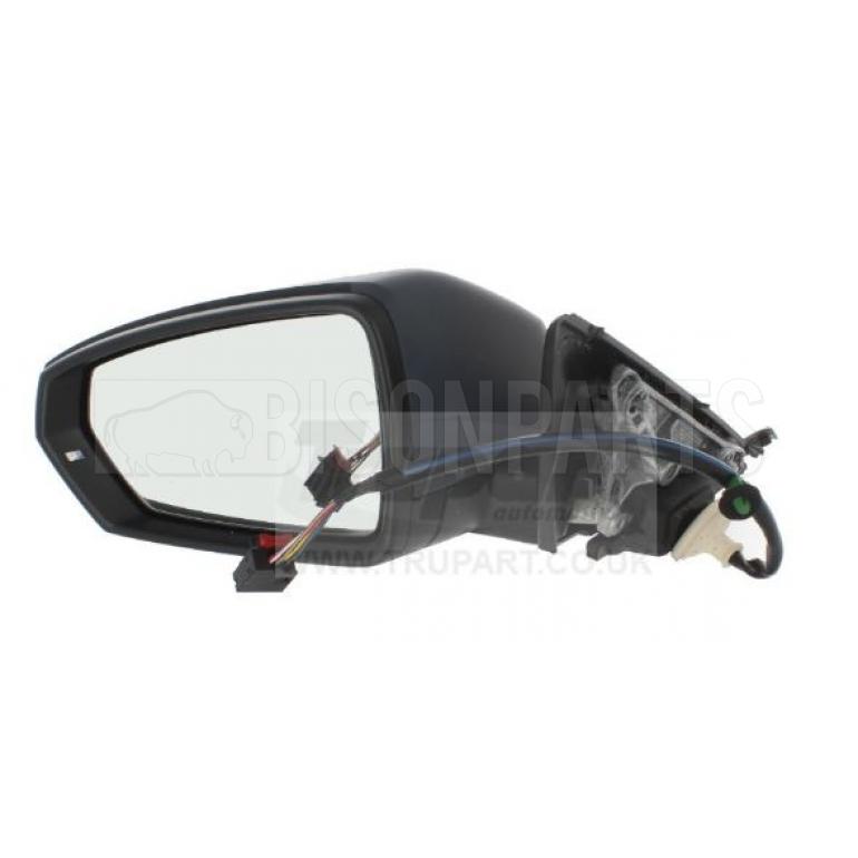 PRIMED ELECTRIC ADJUST HEATED MIRROR HEAD PASSENGER SIDE LH