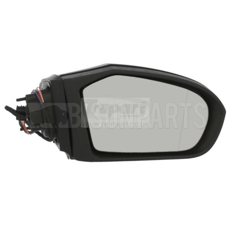 BLACK TEXTURED ELECTRIC ADJUST HEATED MIRROR HEAD DRIVER SIDE RH