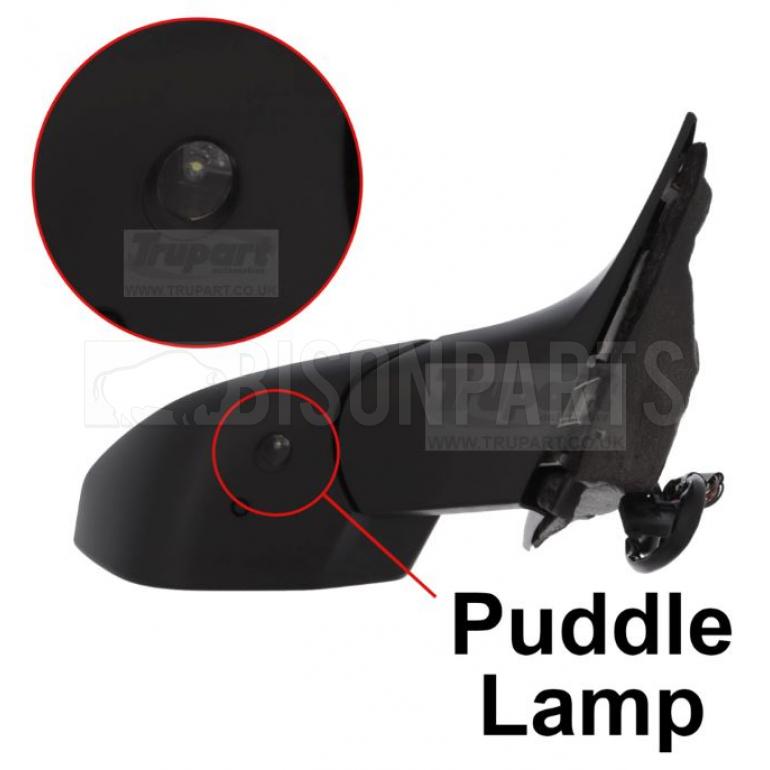 PRIMED ELECTRIC ADJUST POWER FOLDING HEATED MIRROR HEAD DRIVER SIDE RH