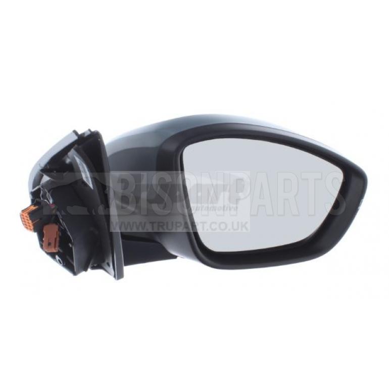GREY ELECTRIC ADJUST POWER FOLDING HEATED MIRROR HEAD DRIVER SIDE RH