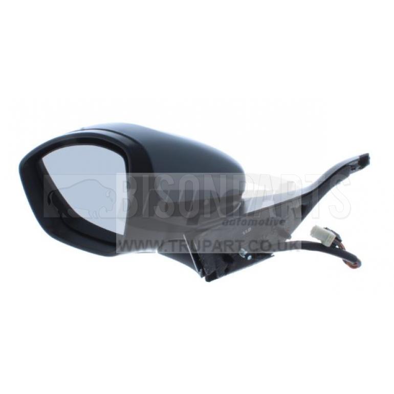 GREY & BLACK ELECTRIC ADJUST POWER FOLDING HEATED MIRROR HEAD PASSENGER SIDE LH