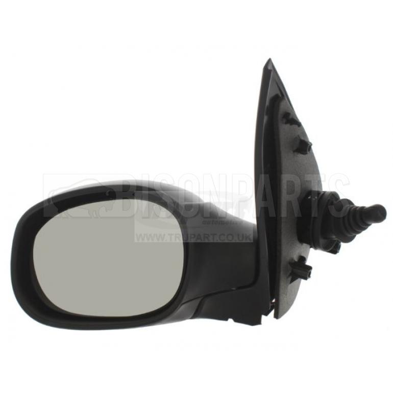 BLACK TEXTURED CABLE ADJUST MIRROR HEAD PASSENGER SIDE LH