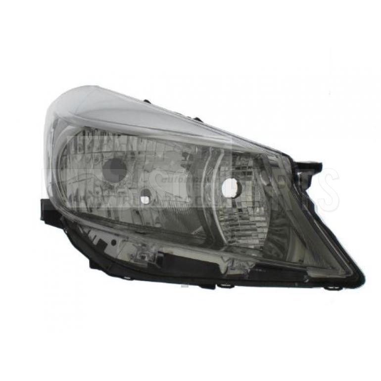 CHROME ELECTRIC HEADLAMP DRIVERS SIDE RH