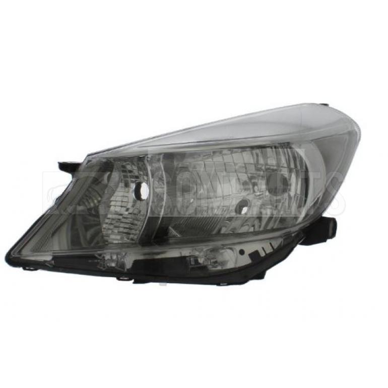 CHROME ELECTRIC HEADLAMP PASSENGER SIDE LH