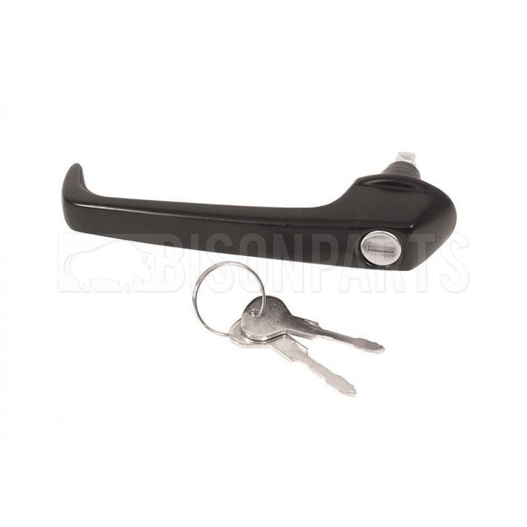 SLIDING SIDE LOADING DOOR HANDLE WITH LOCK & KEYS DRIVER SIDE RH