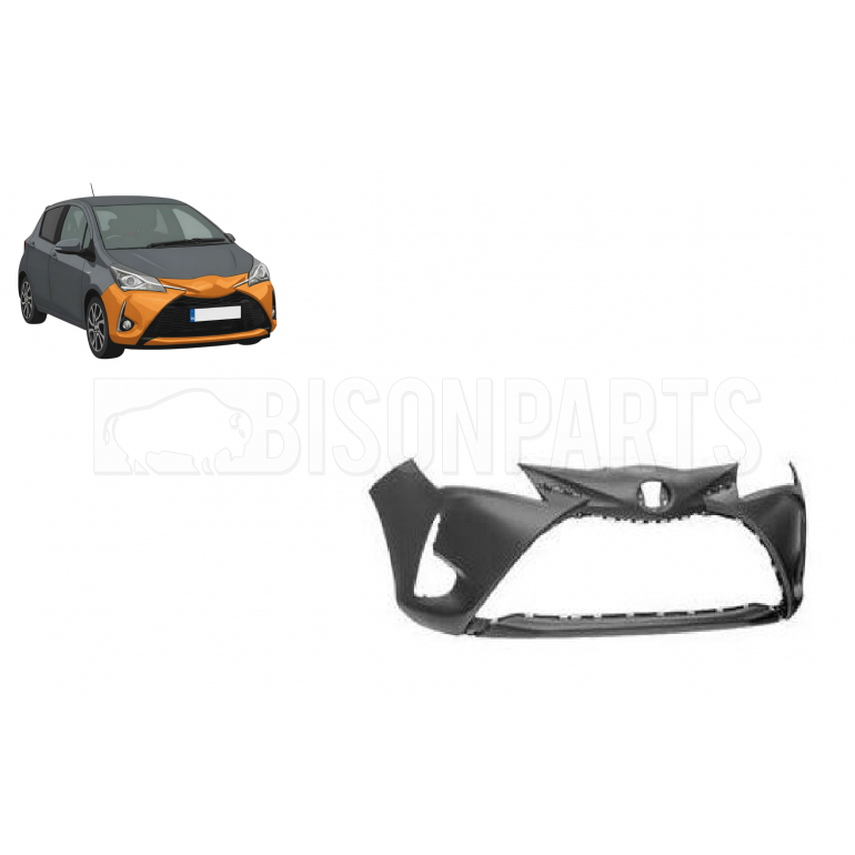FRONT BUMPER WITH FOG LAMP HOLES 