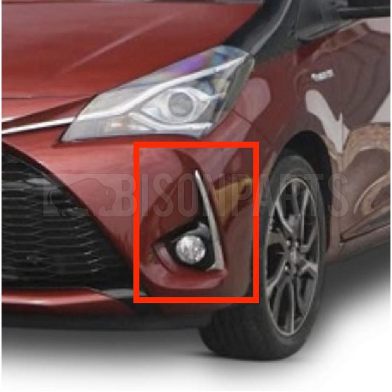 LOWER OUTER FRONT BUMPER GRILLE TRIM PASSENGER SIDE LH
