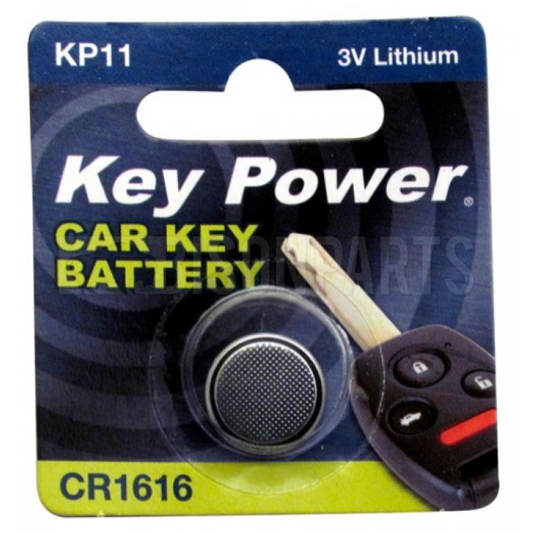 Key Power Coin Cell Battery CR1616 - Lithium 3V (Box of 10)