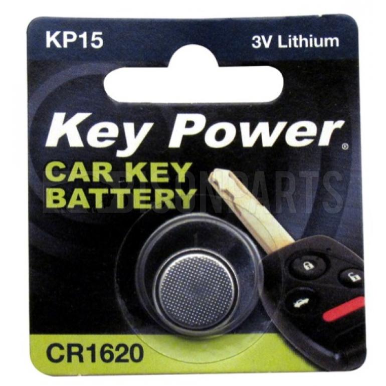 Key Power Coin Cell Battery CR1620 - Lithium 3V (Box of 10)