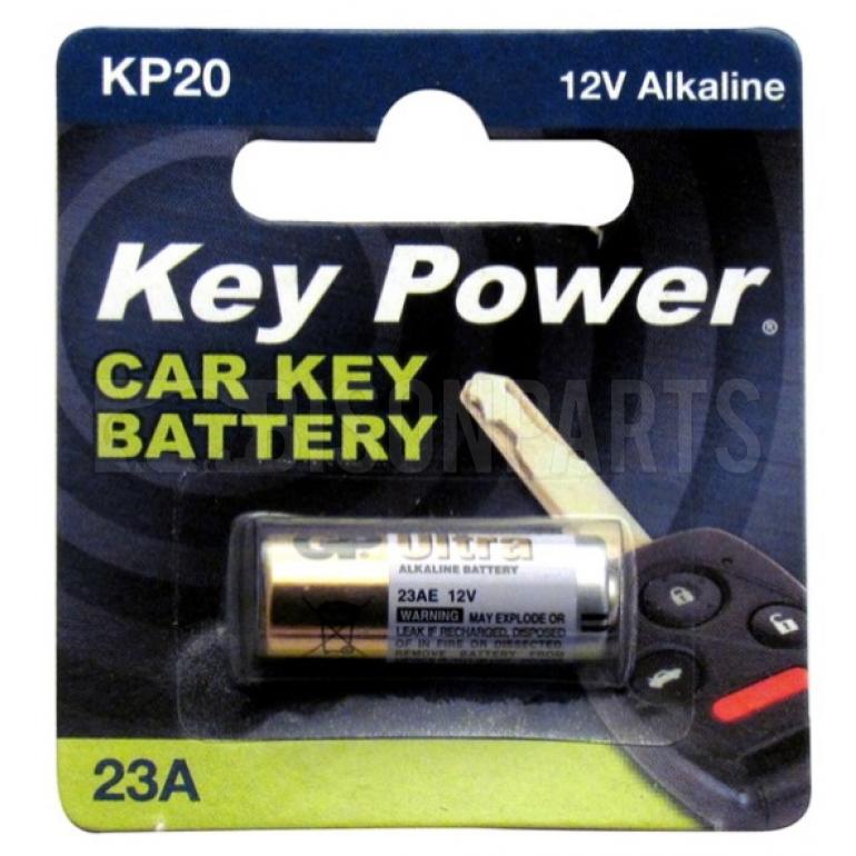 Key Power Coin Cell Battery 23A - Alkaline 12V (Single)