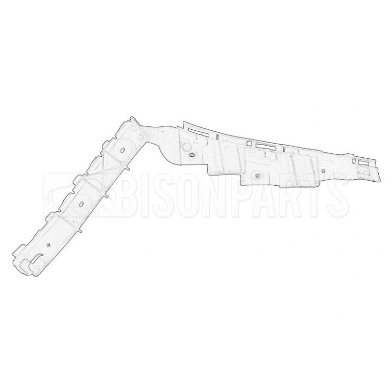 REAR BUMPER BRACKET PASSENGER SIDE LH