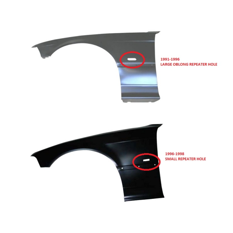 FRONT WING DRIVERS SIDE RH