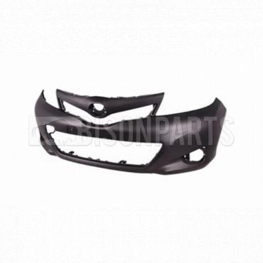 BLACK FRONT BUMPER WITH FOG LAMP HOLES 