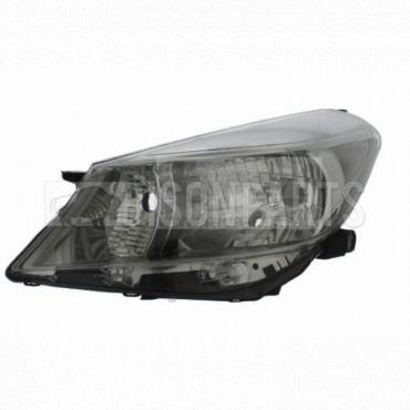 CHROME ELECTRIC HEADLAMP PASSENGER SIDE LH