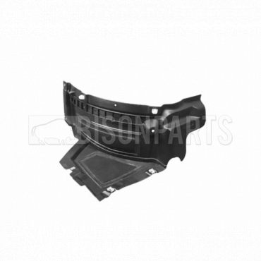 FRONT WING SPLASHGUARD DRIVERS SIDE RH