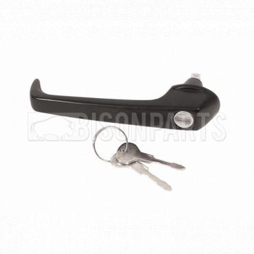 SLIDING SIDE LOADING DOOR HANDLE WITH LOCK & KEYS DRIVER SIDE RH