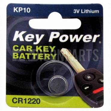 Key Power Coin Cell Battery CR1220 - Lithium 3V (Box of 10)
