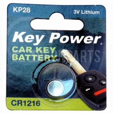 Key Power Coin Cell Battery CR1216 - Lithium 3V (SINGLE)