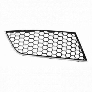 FRONT BUMPER GRILLE WITH CHROME PROFILE DRIVER SIDE RH