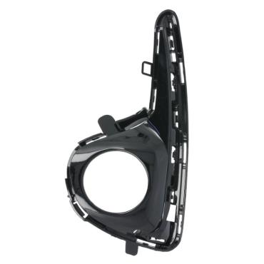 FRONT BUMPER COVER (WITH FOG) TEXTURED BLACK PASSENGER SIDE LH