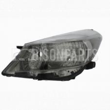 CHROME ELECTRIC HEADLAMP PASSENGER SIDE LH