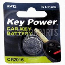 Key Power Coin Cell Battery CR2016 - Lithium 3V (Box of 10)