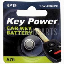 Key Power Coin Cell Battery A76 - Alkaline 1.5V (Single)