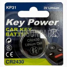 Key Power Coin Cell Battery CR2430 - Lithium 3V (SINGLE)