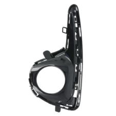 FRONT BUMPER COVER (WITH FOG) TEXTURED BLACK PASSENGER SIDE LH