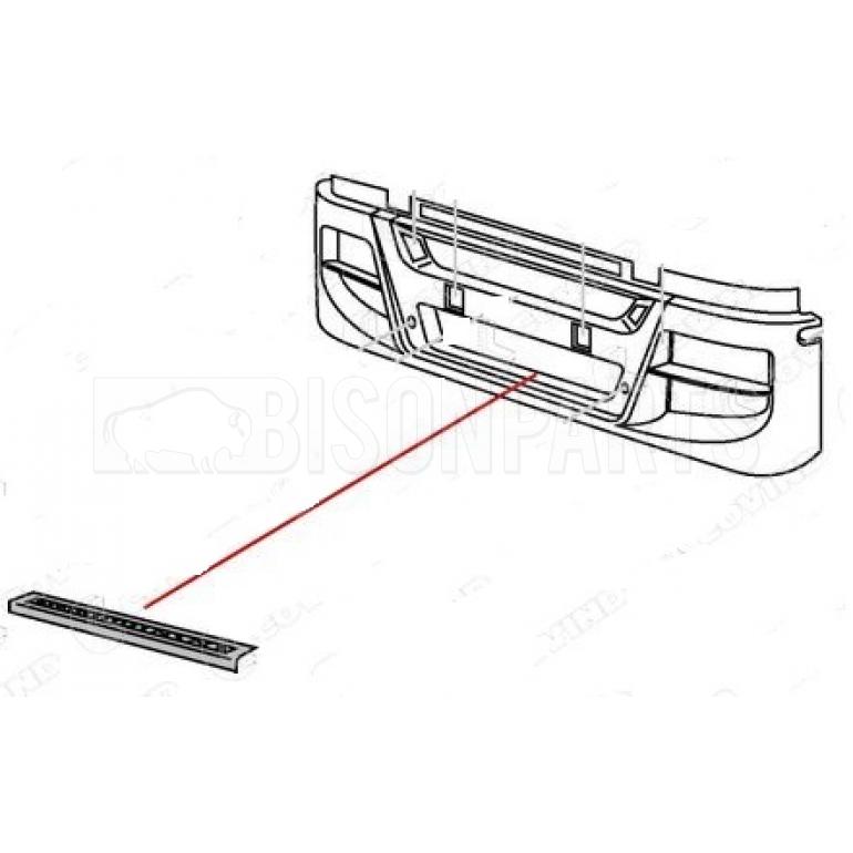 BUMPER LOWER TREAD PLATE