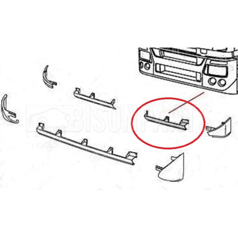 CENTRE SPOILER SECTION PASSENGER SIDE LH